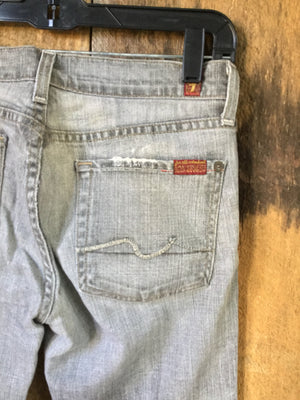 7 For Mankind Gray Jeans