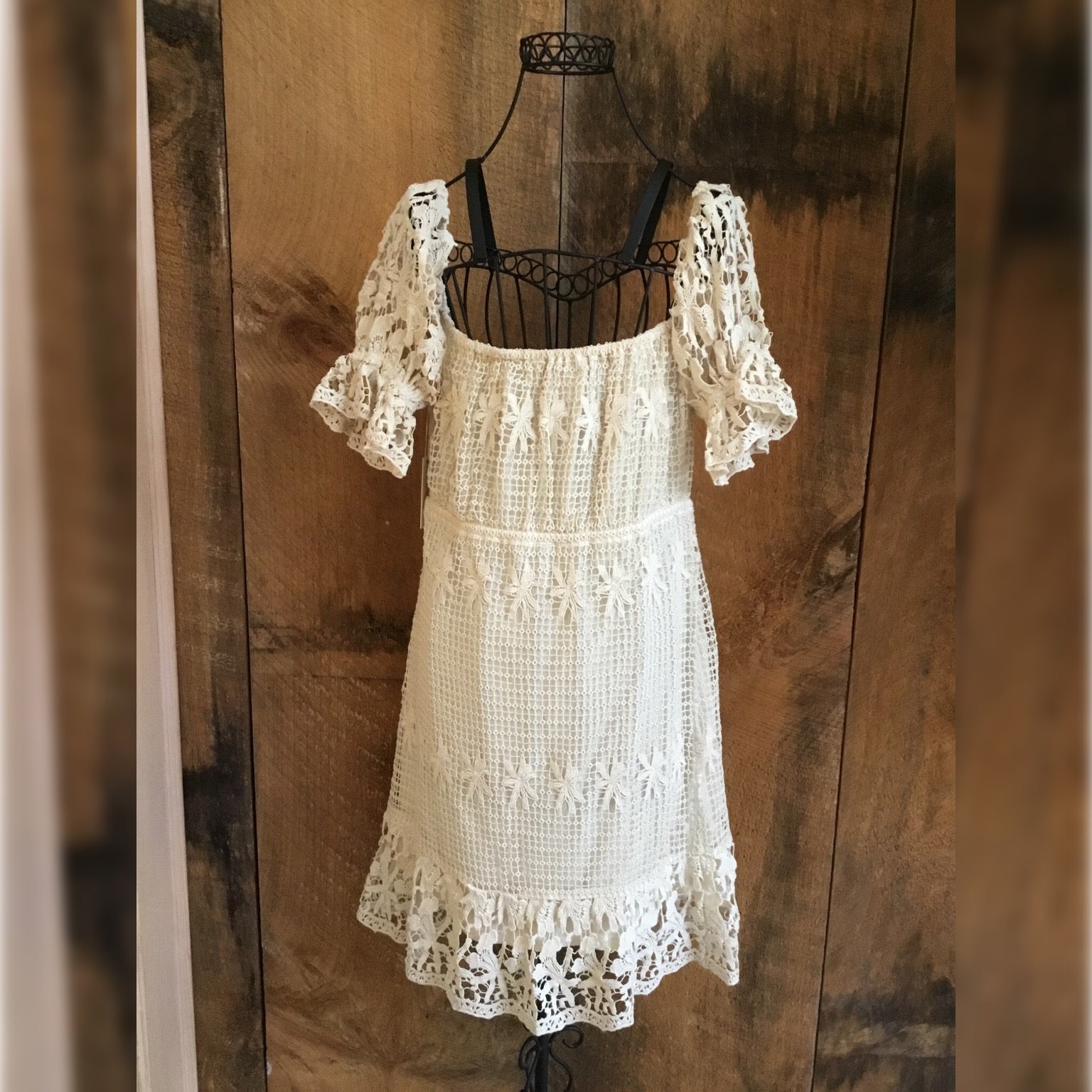 NWT Winston White Crochet Dress – BOHO thrift shop