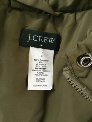 J.Crew Toggle Puffer Vest