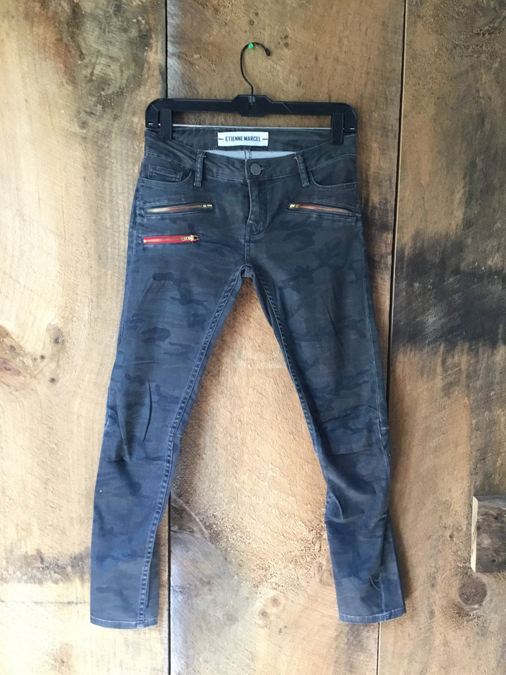 Etienne Marcel Camo Skinny Jeans