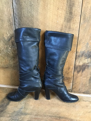 Chloe Black Leather Boots