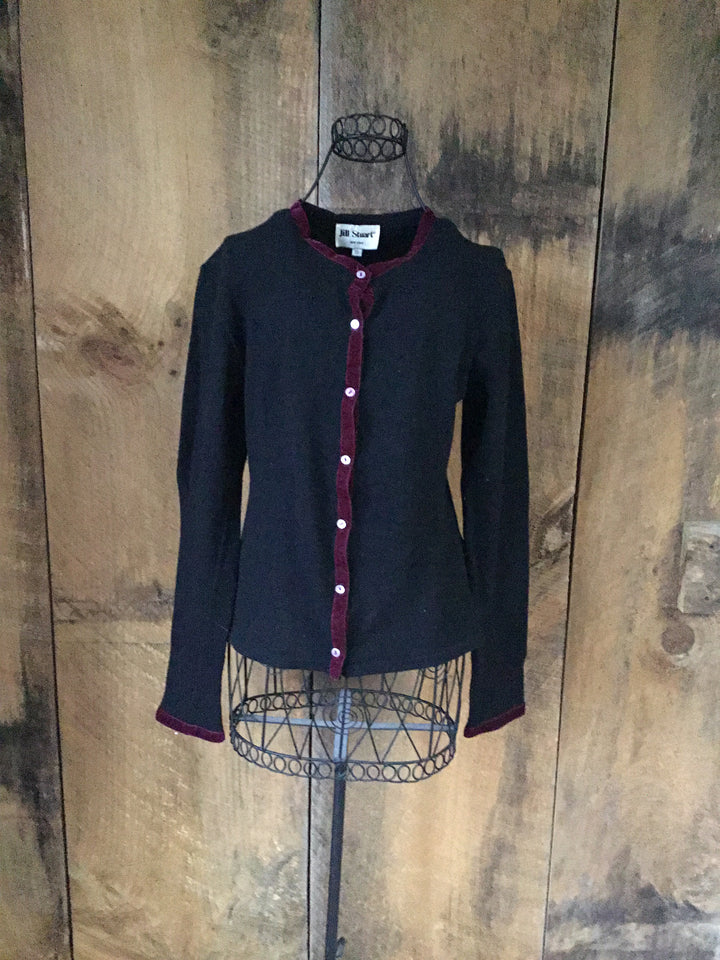 Jill Stuart Black Cardigan