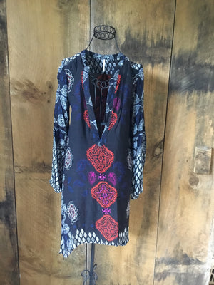 Free People Boho Peasant Dress BOHO thrift shop Free People Boho Peasant Dress BOHO thrift shop