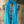 Aqua Long Lightweight Scarf