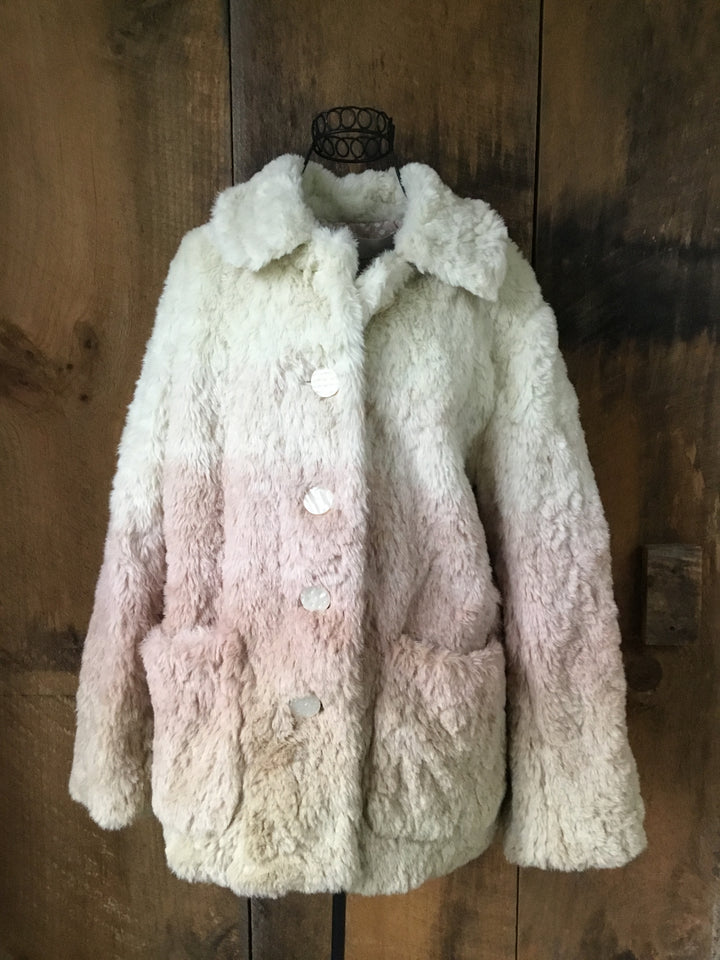 Anthropologie Faux Fur Coat